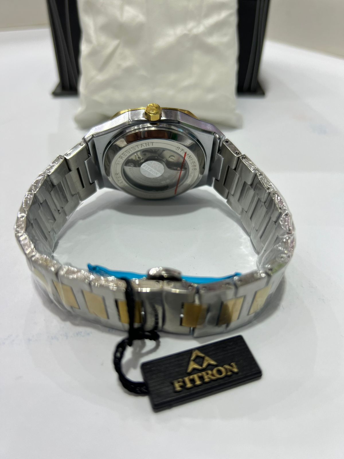 Fitron Skeleton Square Luxury Watch for Men