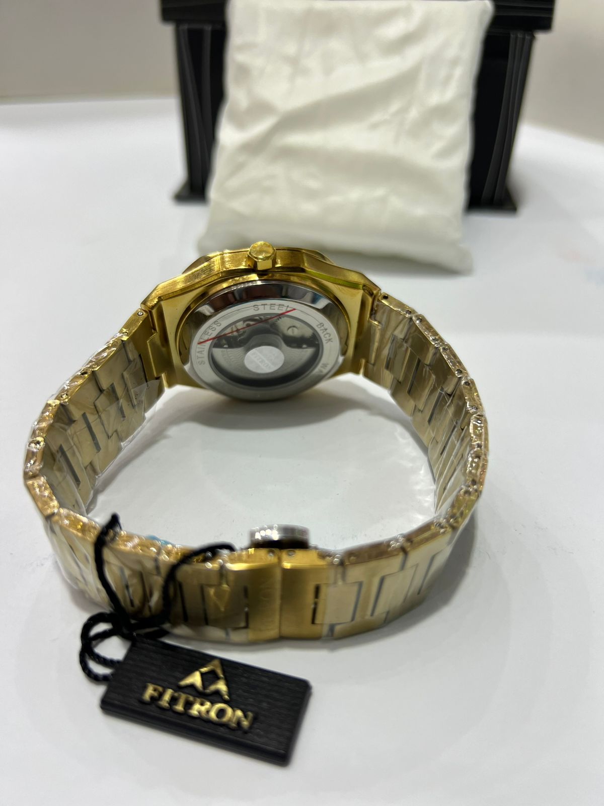 Fitron Skeleton Square Luxury Watch for Men