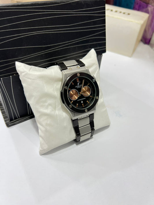 Hublot-Style Chain Strap Watch