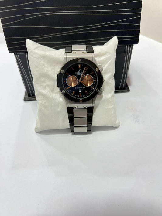 Hublot-Style Chain Strap Watch