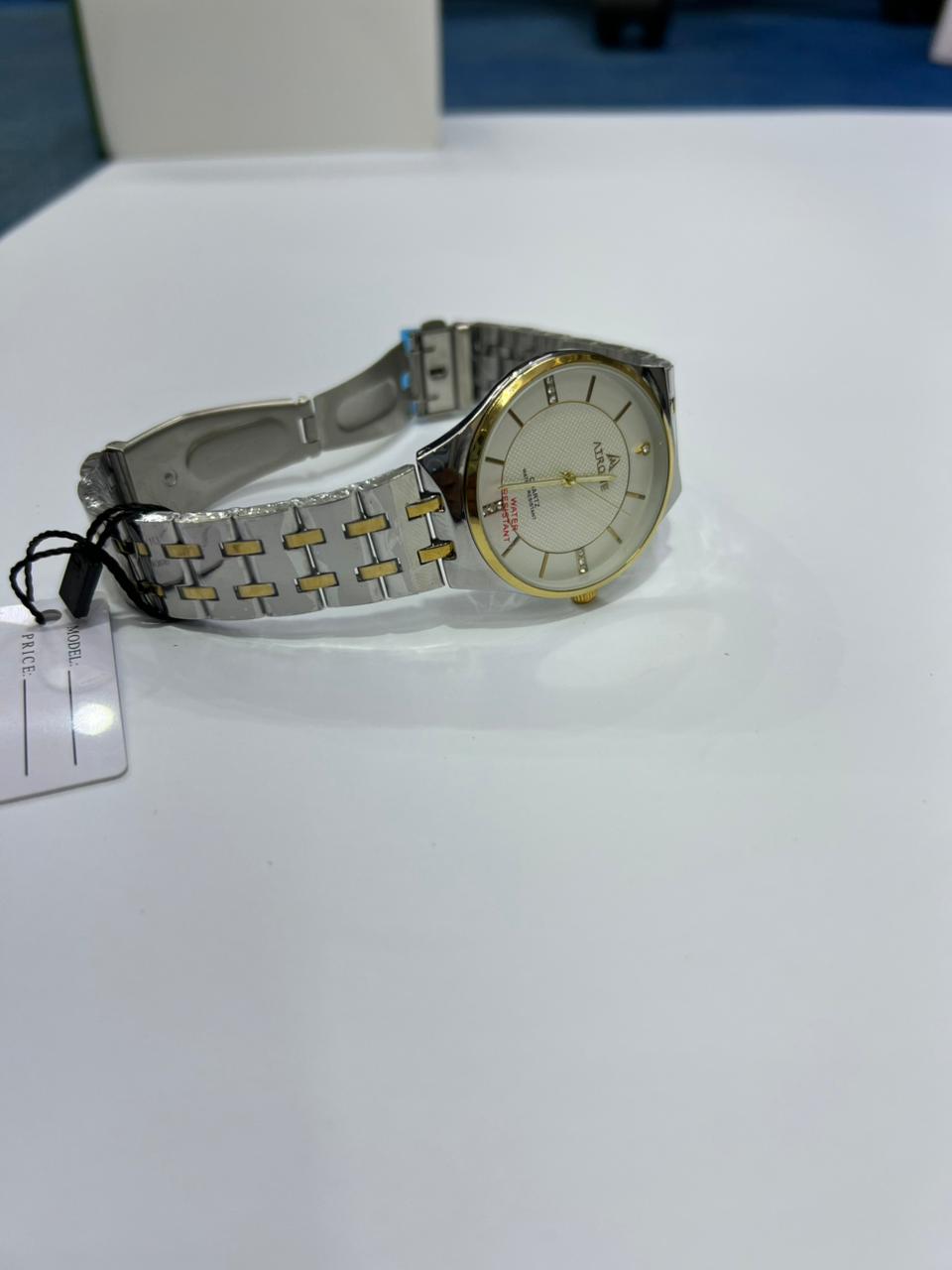 Luxury Two-Tone Atrone Watch – Premium Stainless Steel Design