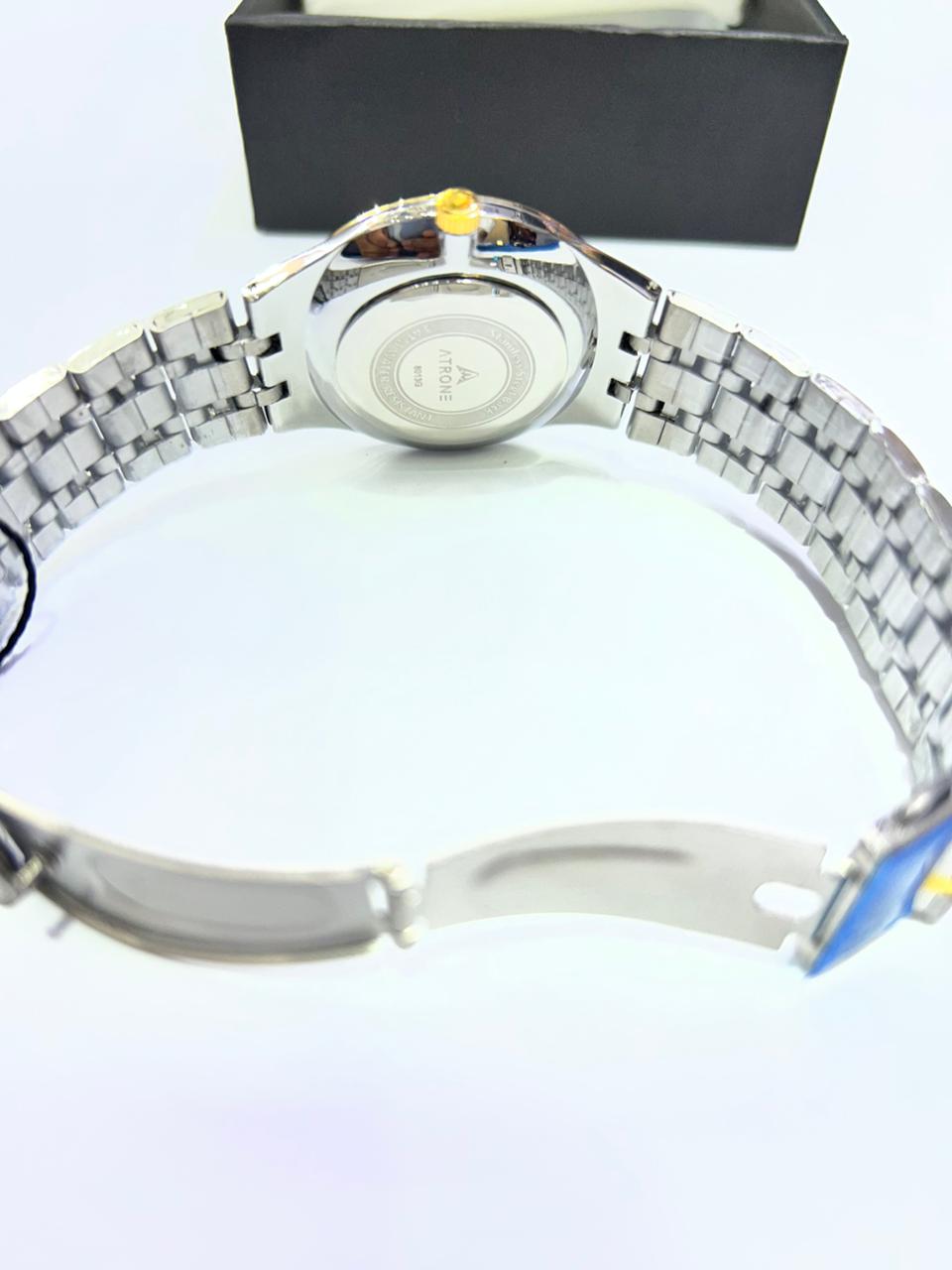 Luxury Two-Tone Atrone Watch – Premium Stainless Steel Design