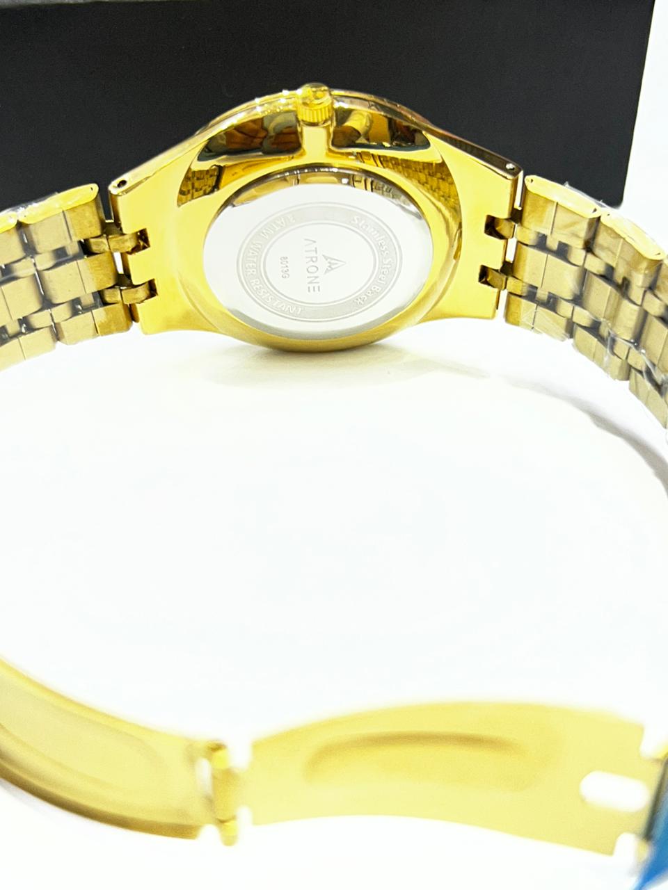 Luxury Two-Tone Atrone Watch – Premium Stainless Steel Design