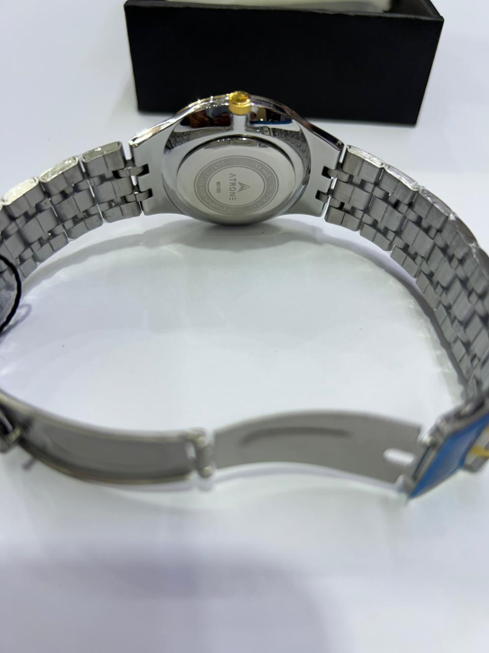 Luxury Two-Tone Atrone Watch – Premium Stainless Steel Design