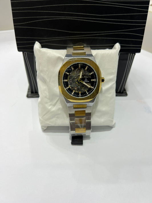 Fitron Skeleton Square Luxury Watch for Men